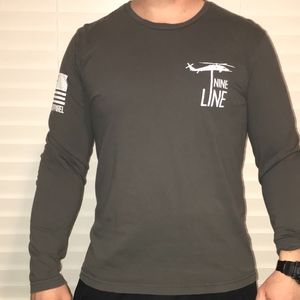 Nine Line Gray Long Sleeve
